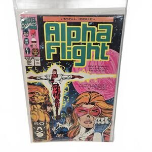 Comic / Alpha Flight #100 (Marvel Comics, Sep 1991) - Special Reunion Issue